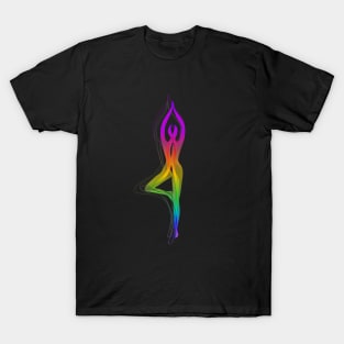 rainbow yoga T-Shirt